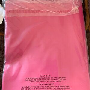 10 Pink Plastic Bags Polymailers 19" x 24". HUGE